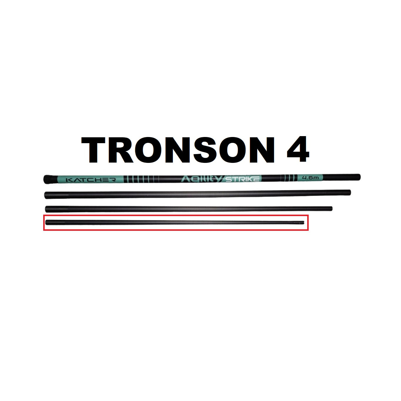 Tronson 4 Maner Minciog Katcher Agility Strike 4.6m