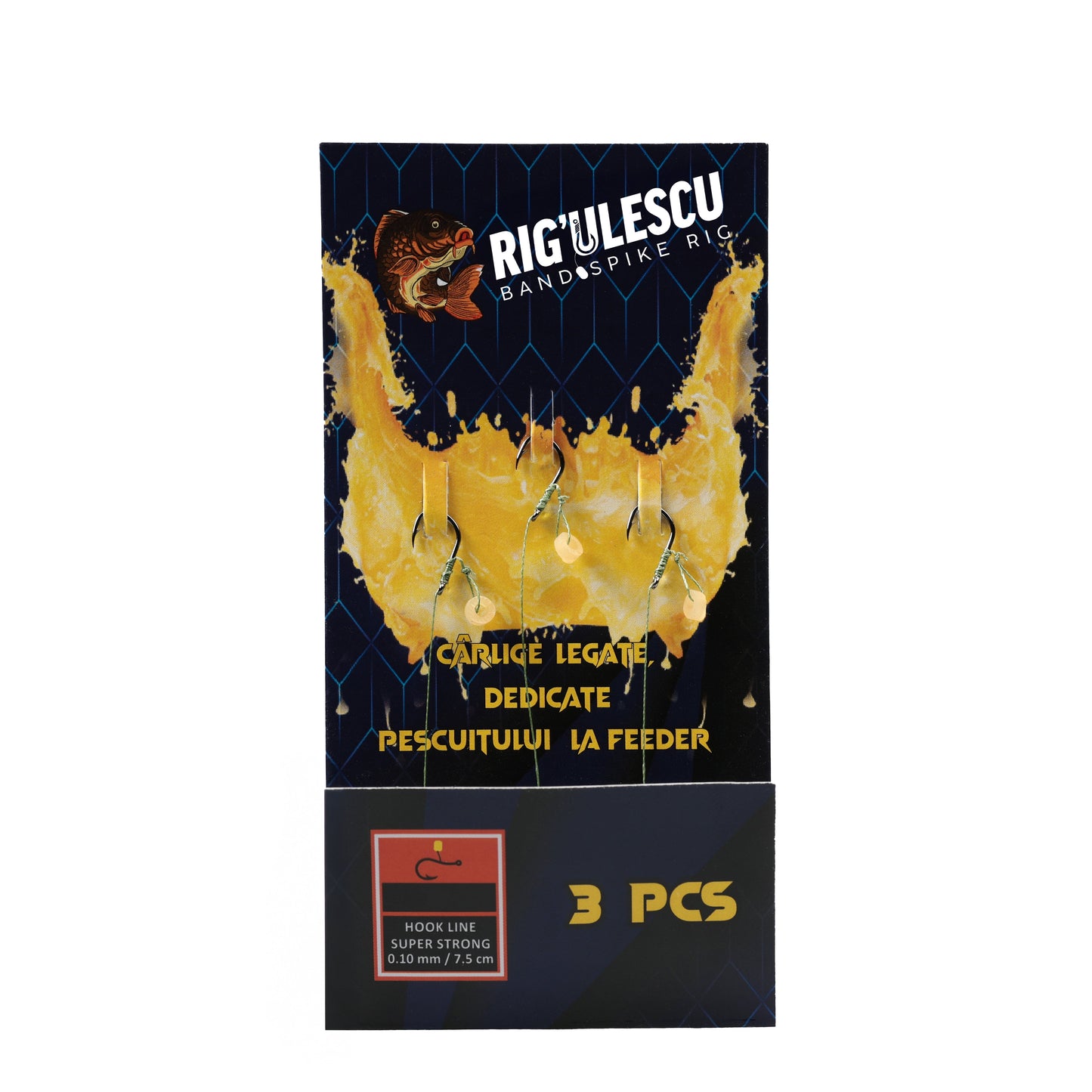 Cârlige legate RIGULESCU - Bandă (Size 8)