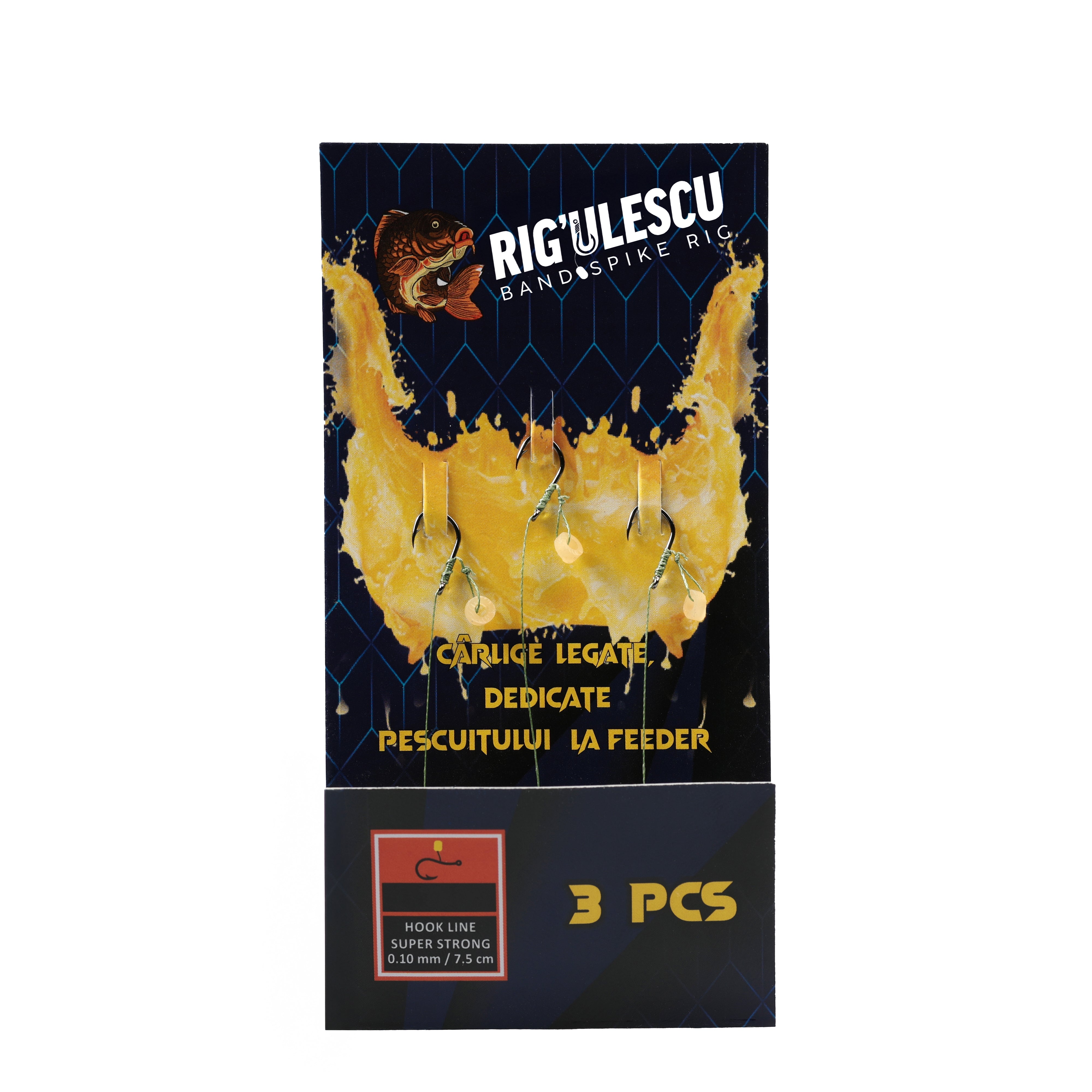 Cârlige legate RIGULESCU - Bandă (Size 8)