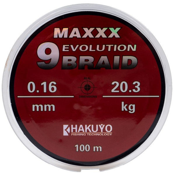 FIR TEXTIL MAXXX EVOLUTION 9 BRAID 100M